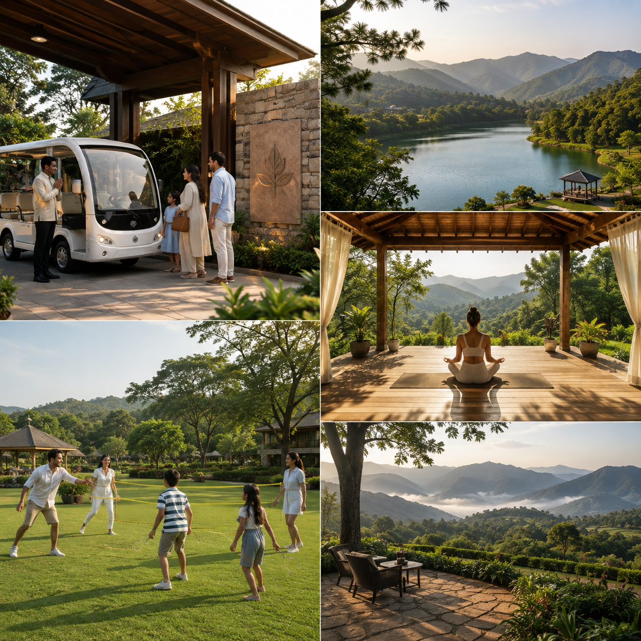 Wellness retreat in nature